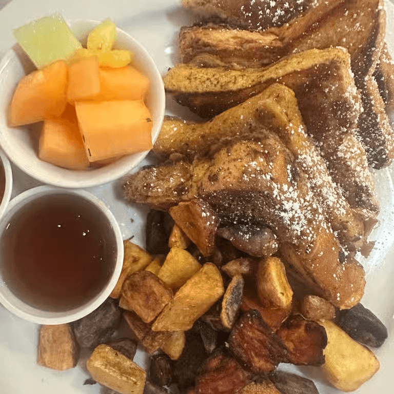 Brioche french toast brunch.