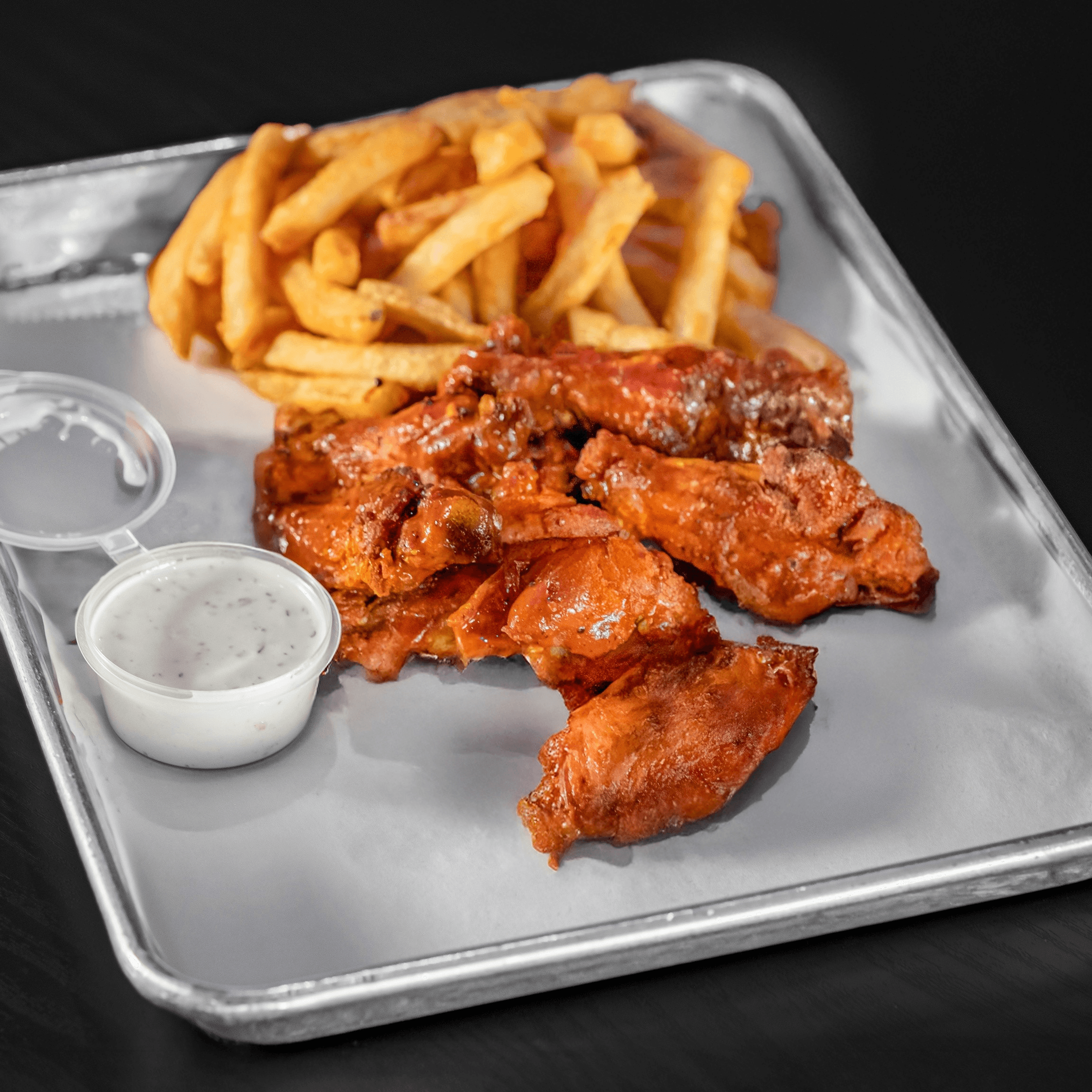 Chicken Wings and Fries - 12pc.