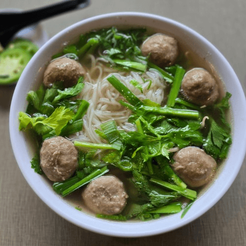 Beef Ball Pho.