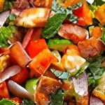 Fattoush salad.