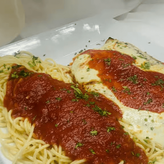 Eggplant Parmigiana.