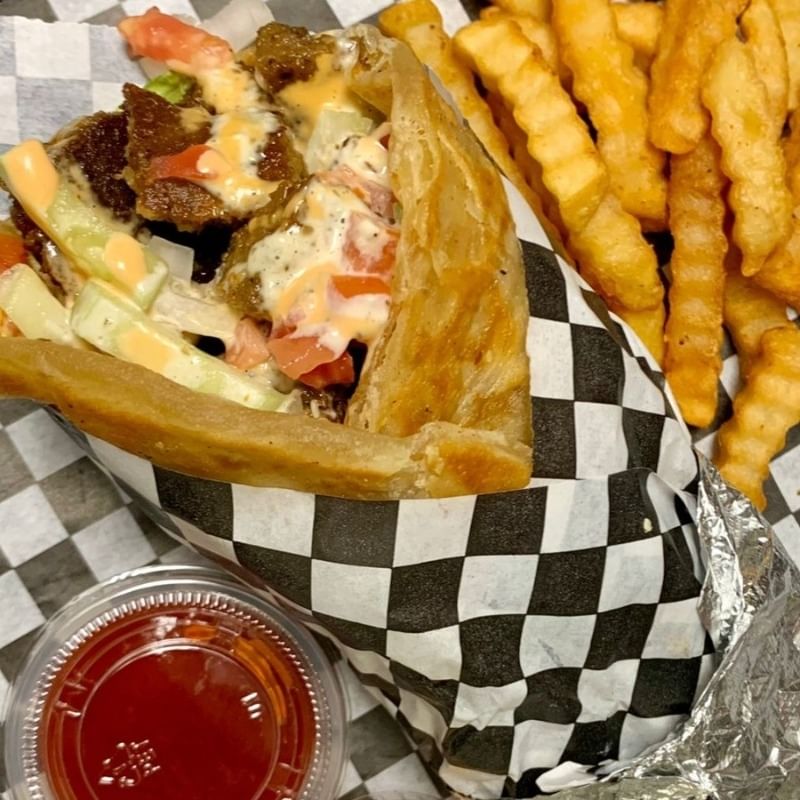 Chicken Parata Roll.