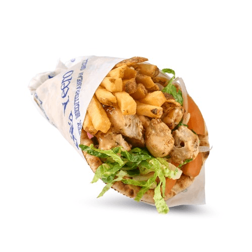 Chicken Souvlaki Pita.