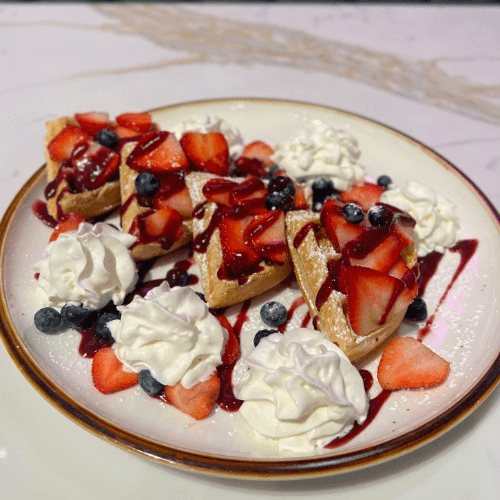 Classic Berry Waffle.