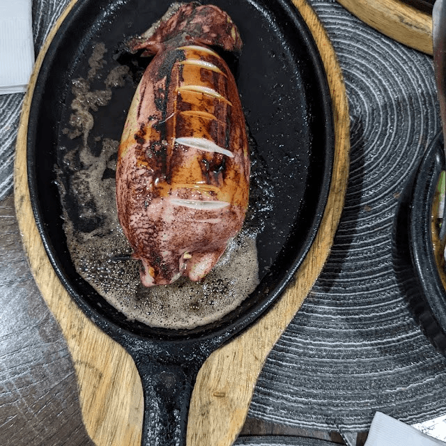 Grilled Squid.