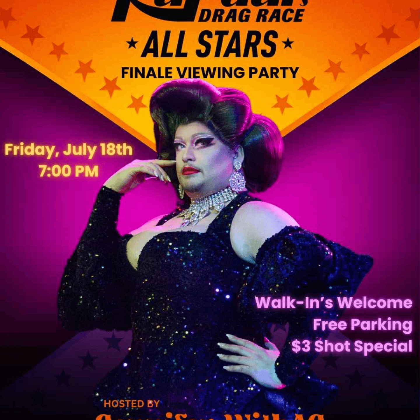 Rupaul’s Drag Race All Stars Viewing Party