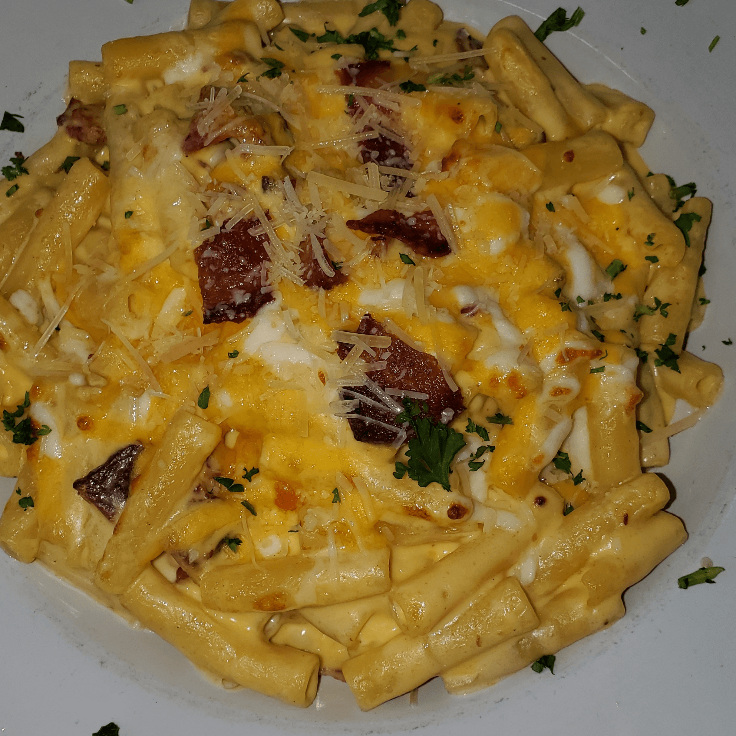 Bacon Mac-N-Cheese.
