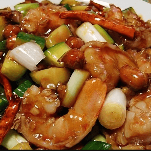 Kung Pao Prawns 宫保虾