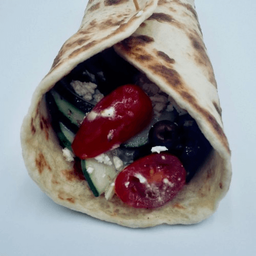 Greek Veggie Pita - $7.29/$13.99.