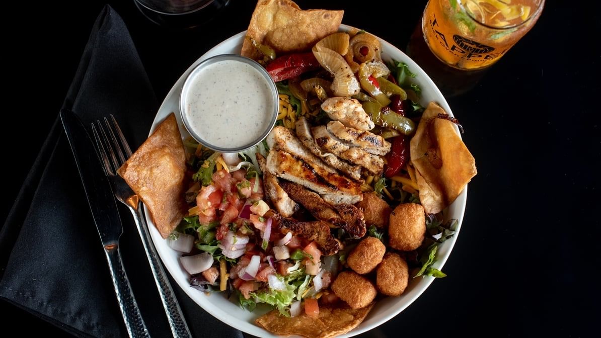 Chicken Fajita Salad.