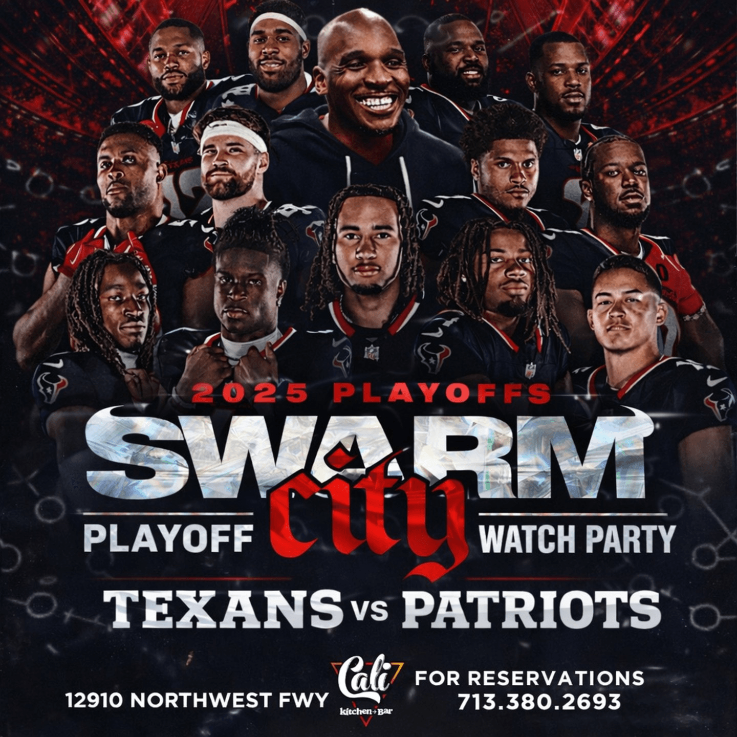 Texans Playoff Watch Party Today at 2PM