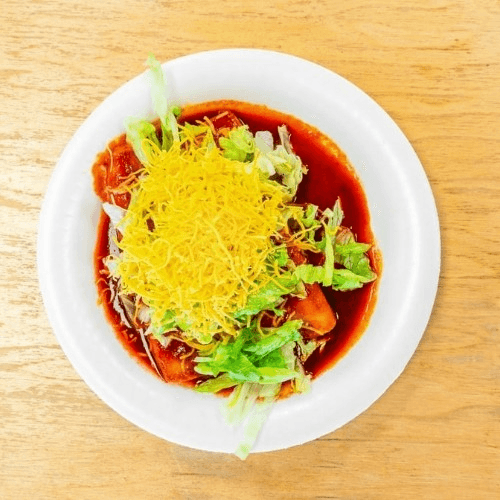 3 Chicken Enchiladas.