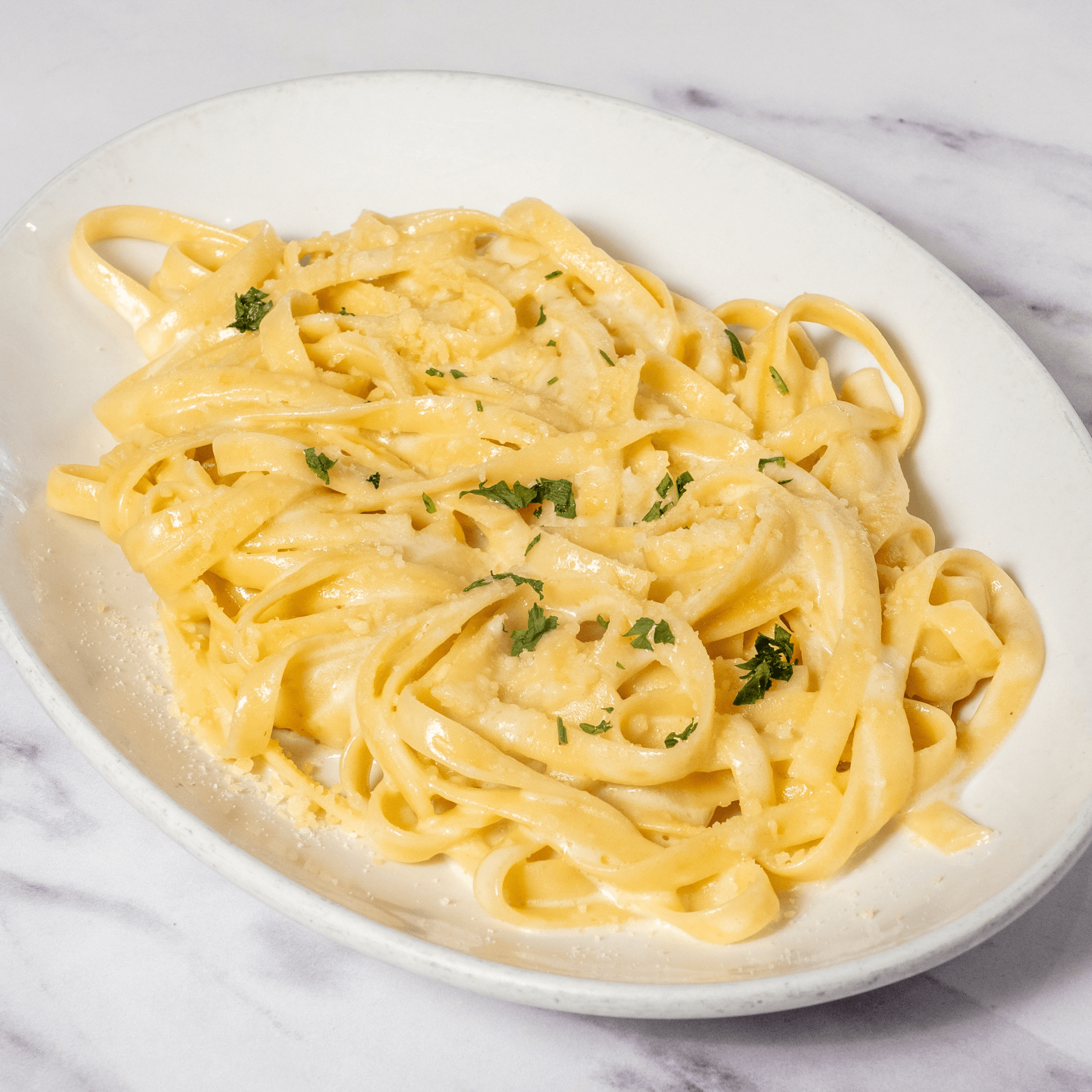 Fettuccine Alfredo.