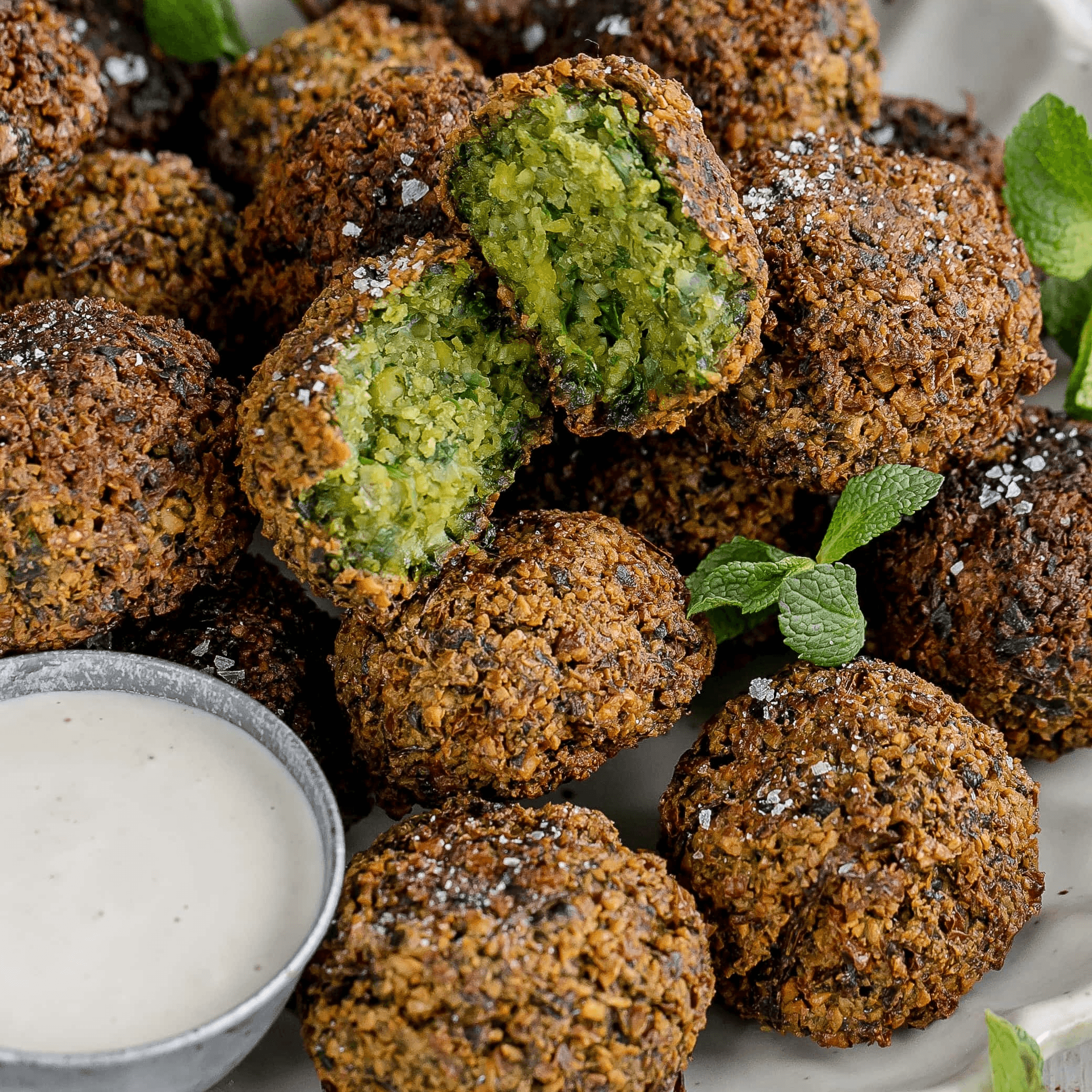 Hand Made Falafel.