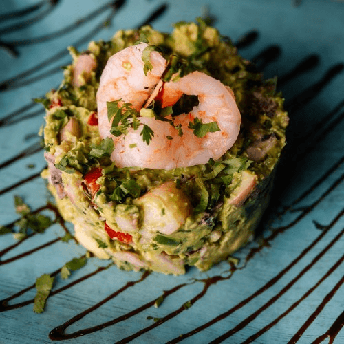 Shrimp & Octopus Avocado Ceviche.