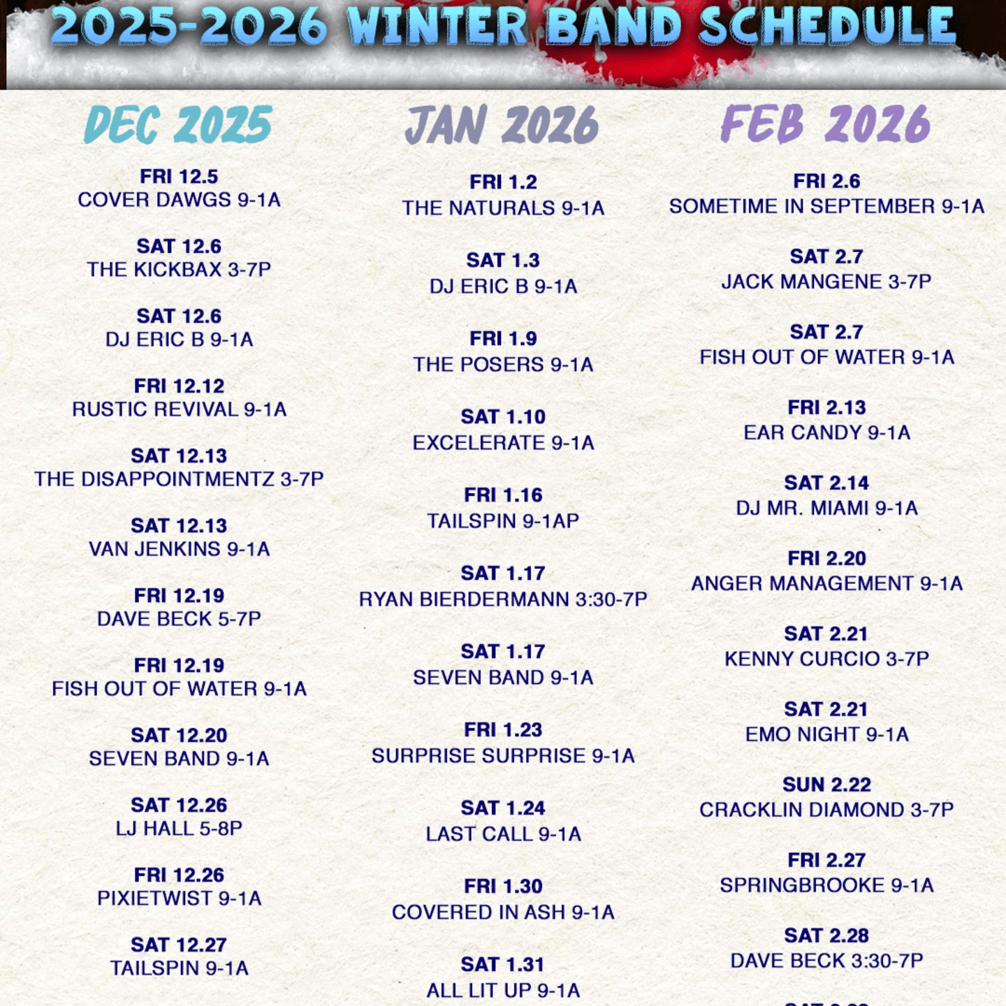 Upcoming Entertainment🎤🎧