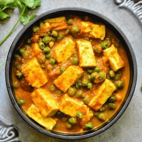 Mattar Paneer.