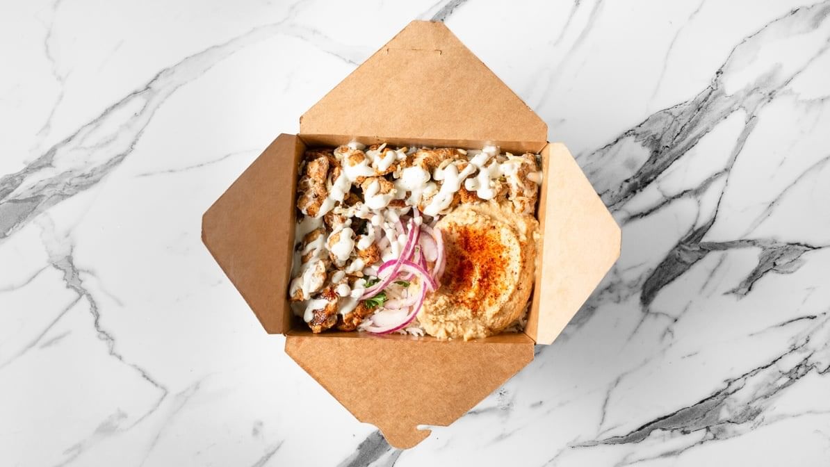 Chicken Shawarma Bowl Lunch.