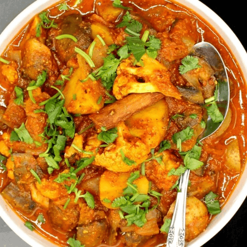Vegetable Vindaloo.