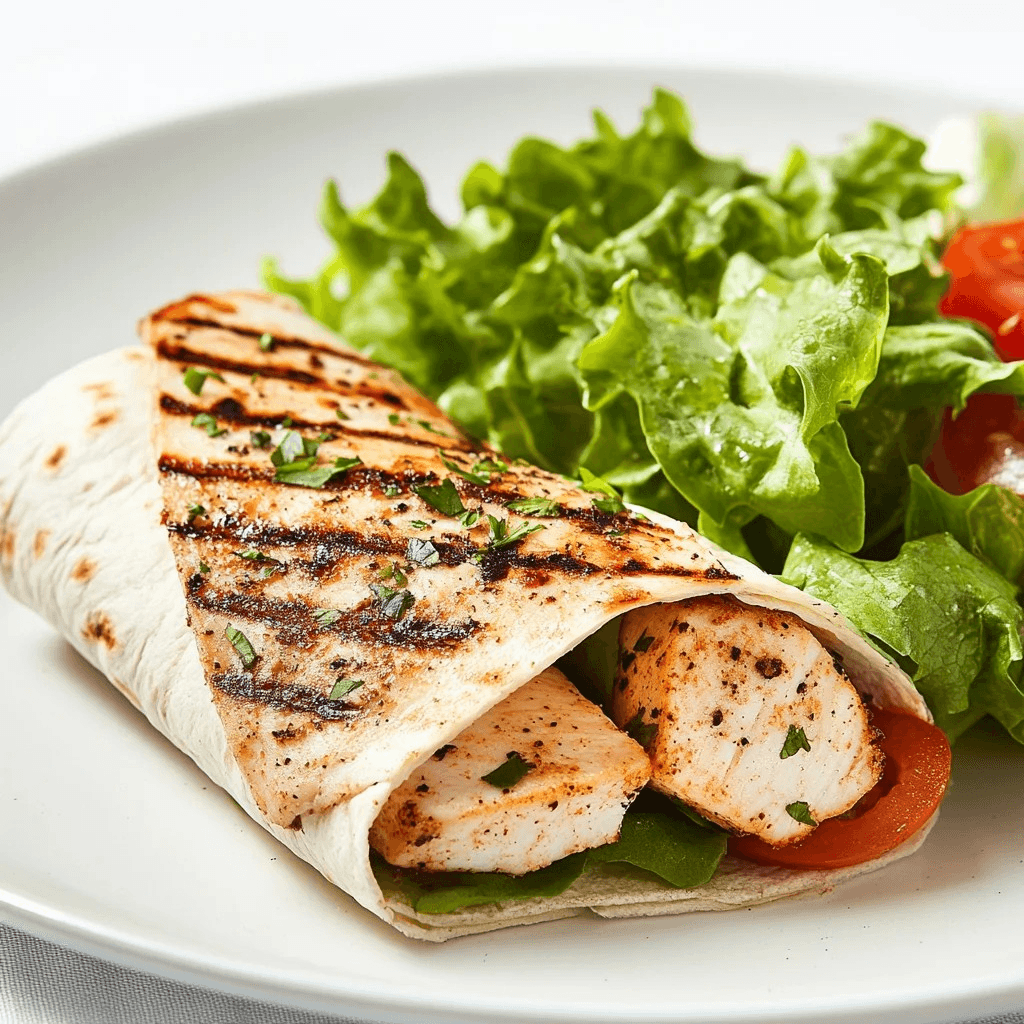 Grilled Mahi-Mahi Wrap.