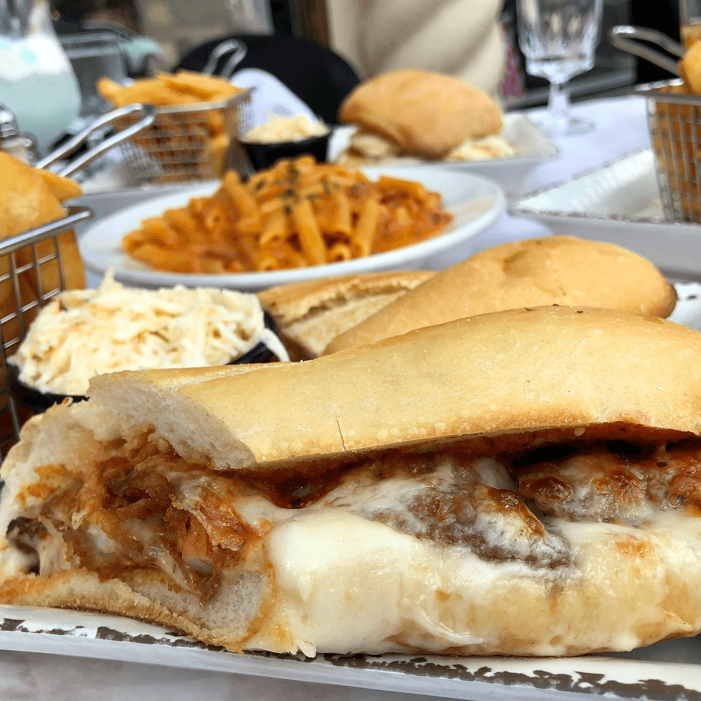 Meatball Parmesan Wedges.