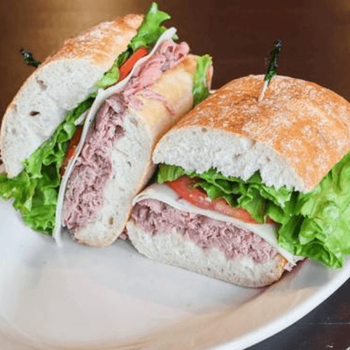 # 32 Roast Beef Deluxe Sandwich.