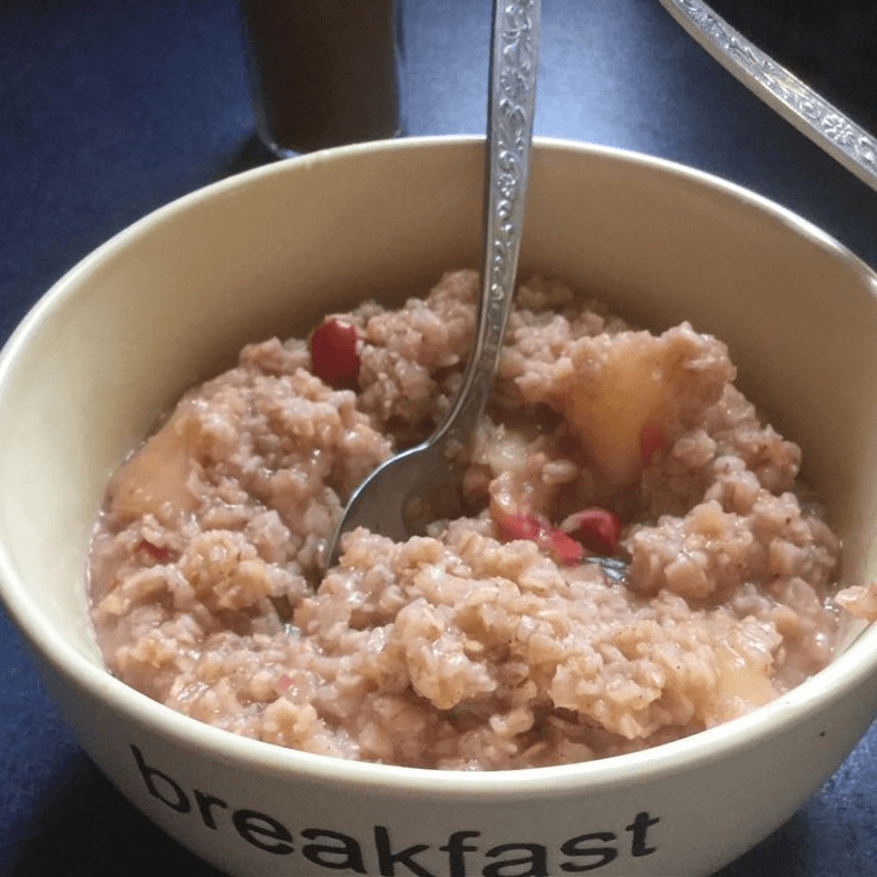 Oatmeal with Brown Sugar.