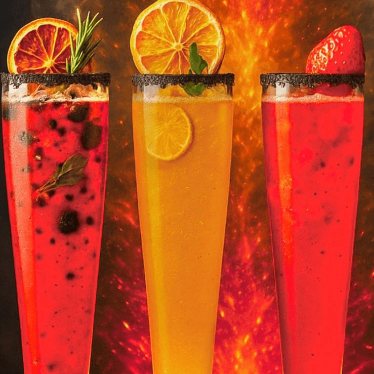 Berry Cooler - **Mocktail made with tequila zero proof**.