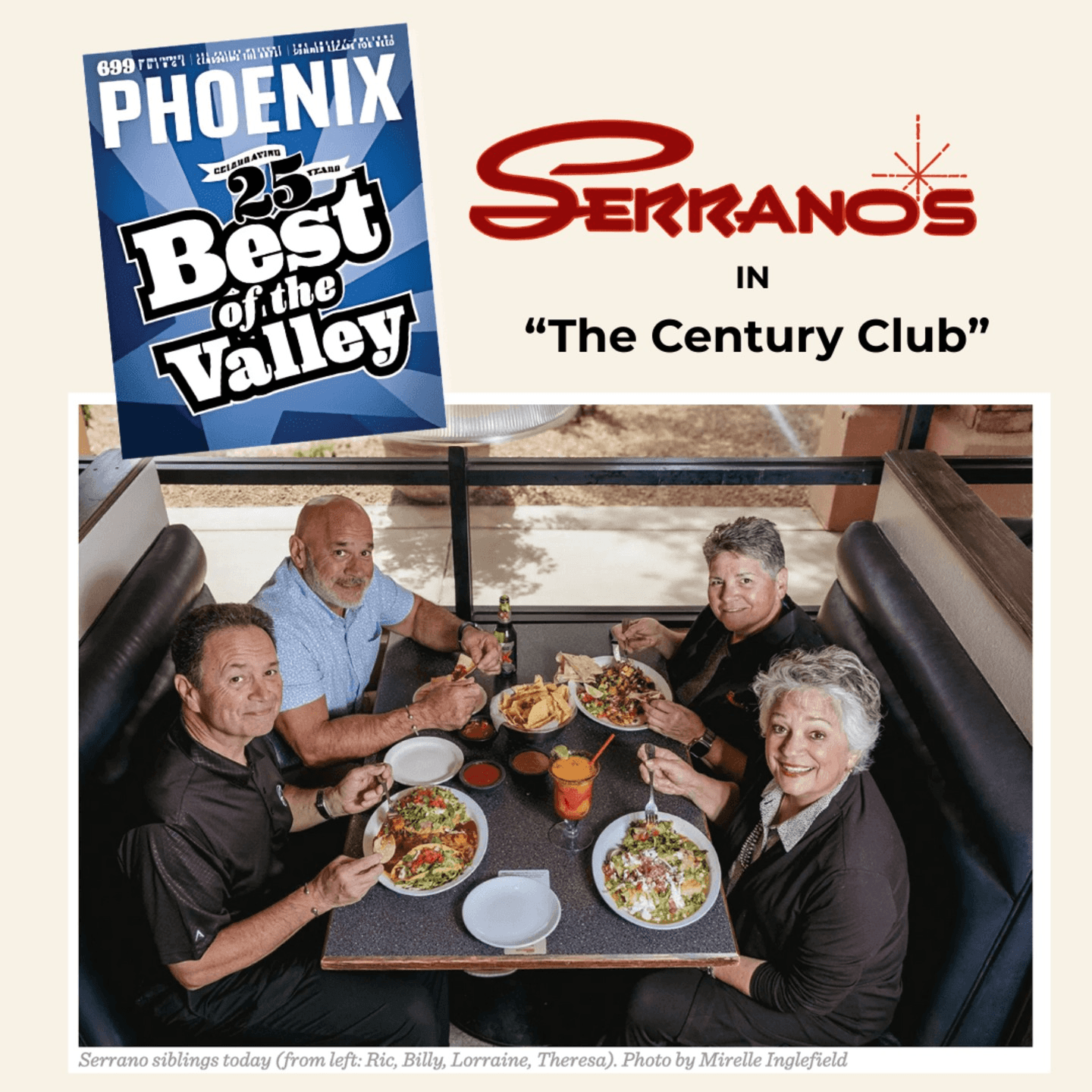 Serrano’s Joins PHOENIX Century Club