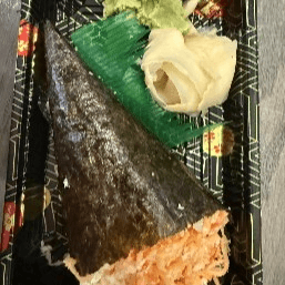 Spicy Crab Hand Roll.