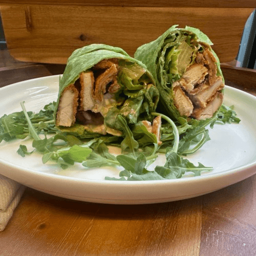 Grilled Chicken Caesar Wrap.