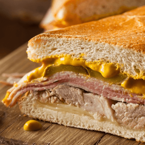 Lunch Cuban Sandwich Fries + Soda