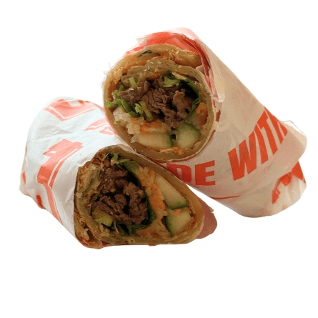 Taiwanese Scallion Pancake Roll.