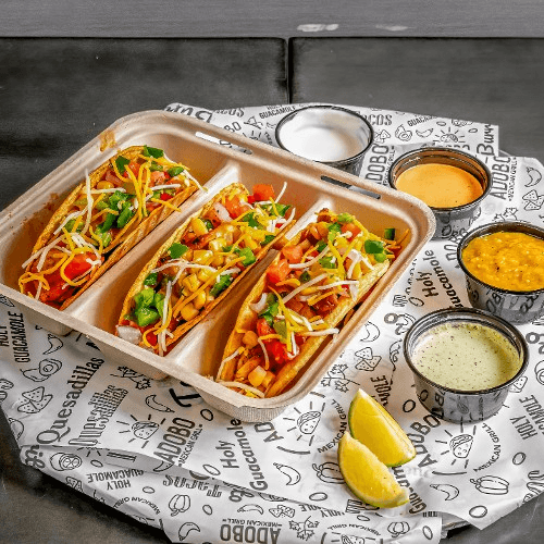 Chicken Birria Tacos.