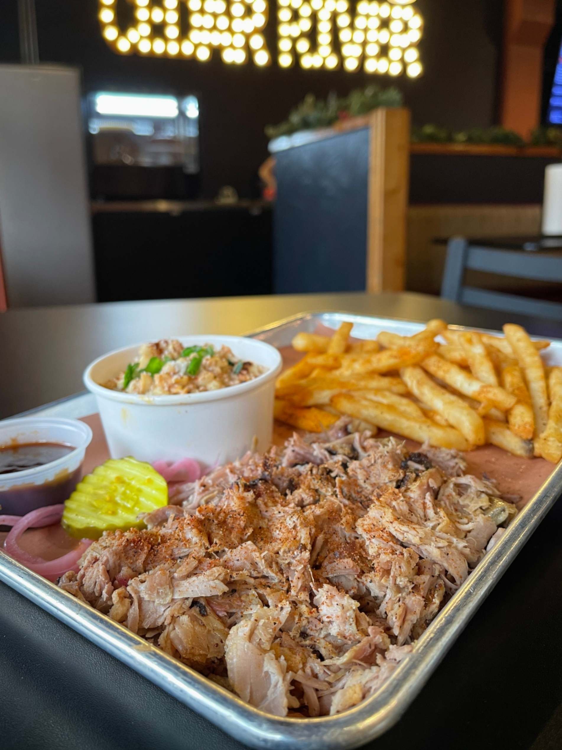 Chopped Pork Plate.
