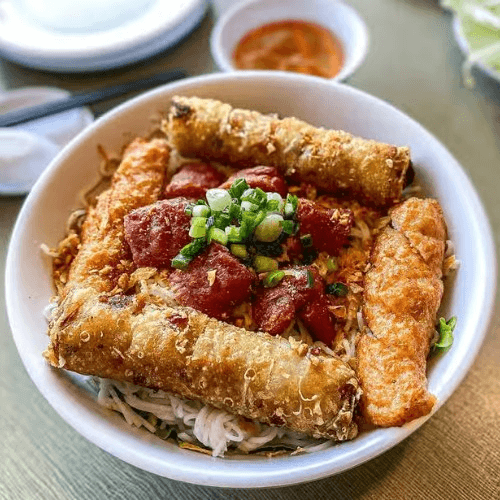 Dry / Rice Vermicelli Noodle Bowl (3 Items Combo).