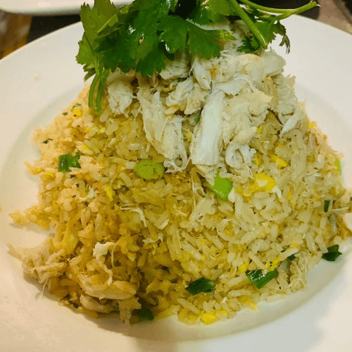Crabmeat Fried Rice.