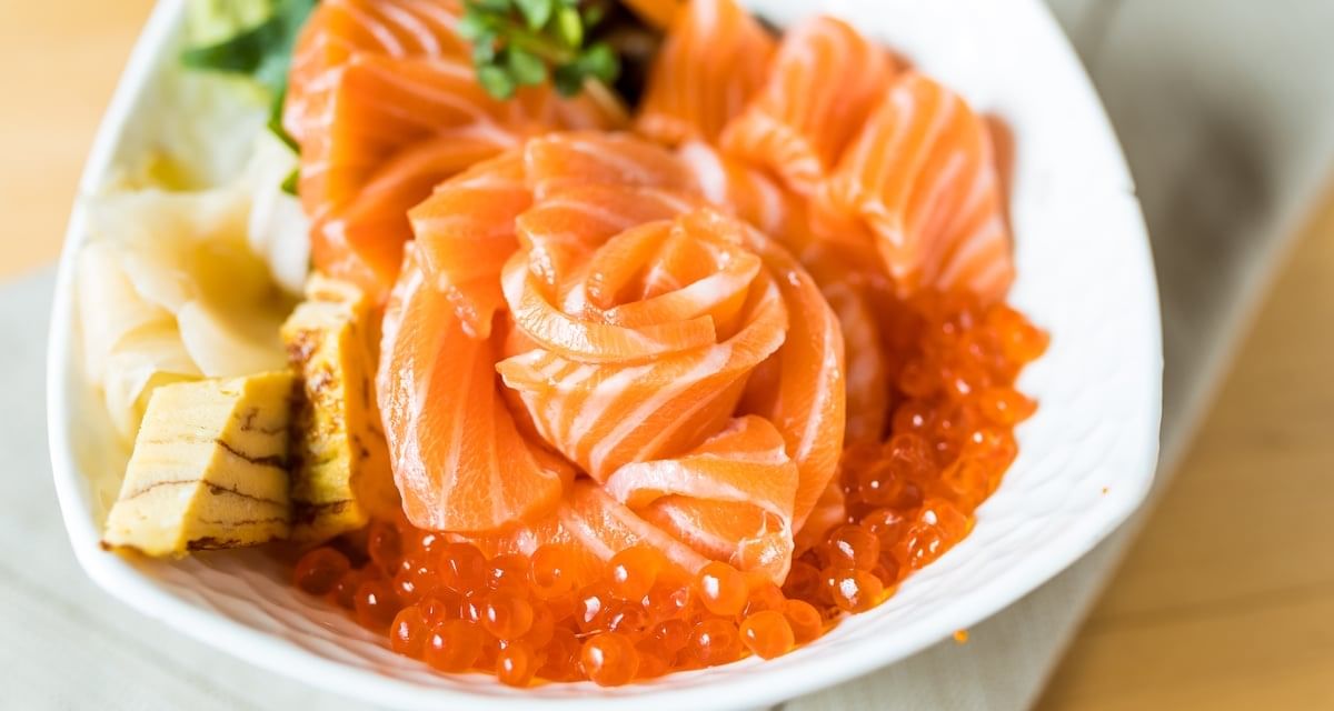 Sake Oyako Don Dinner.