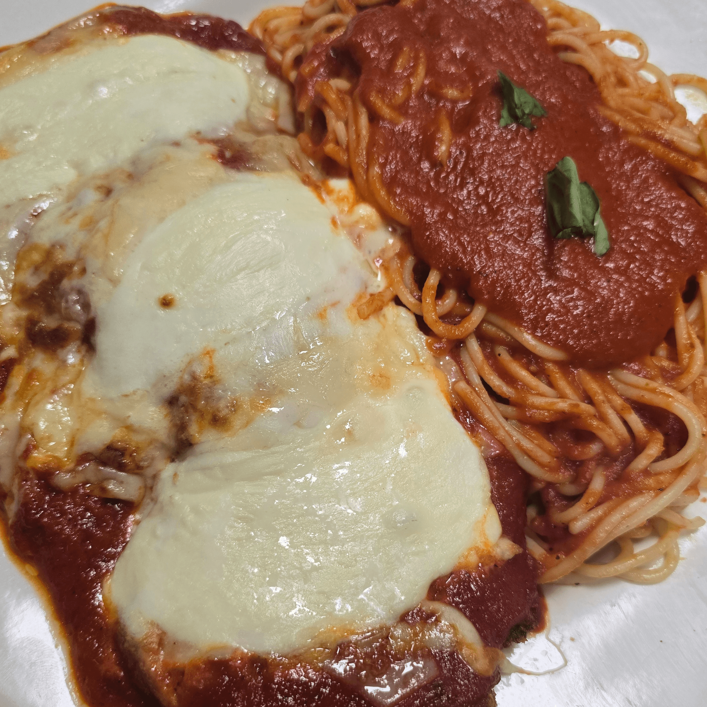Veal Parmigiana.