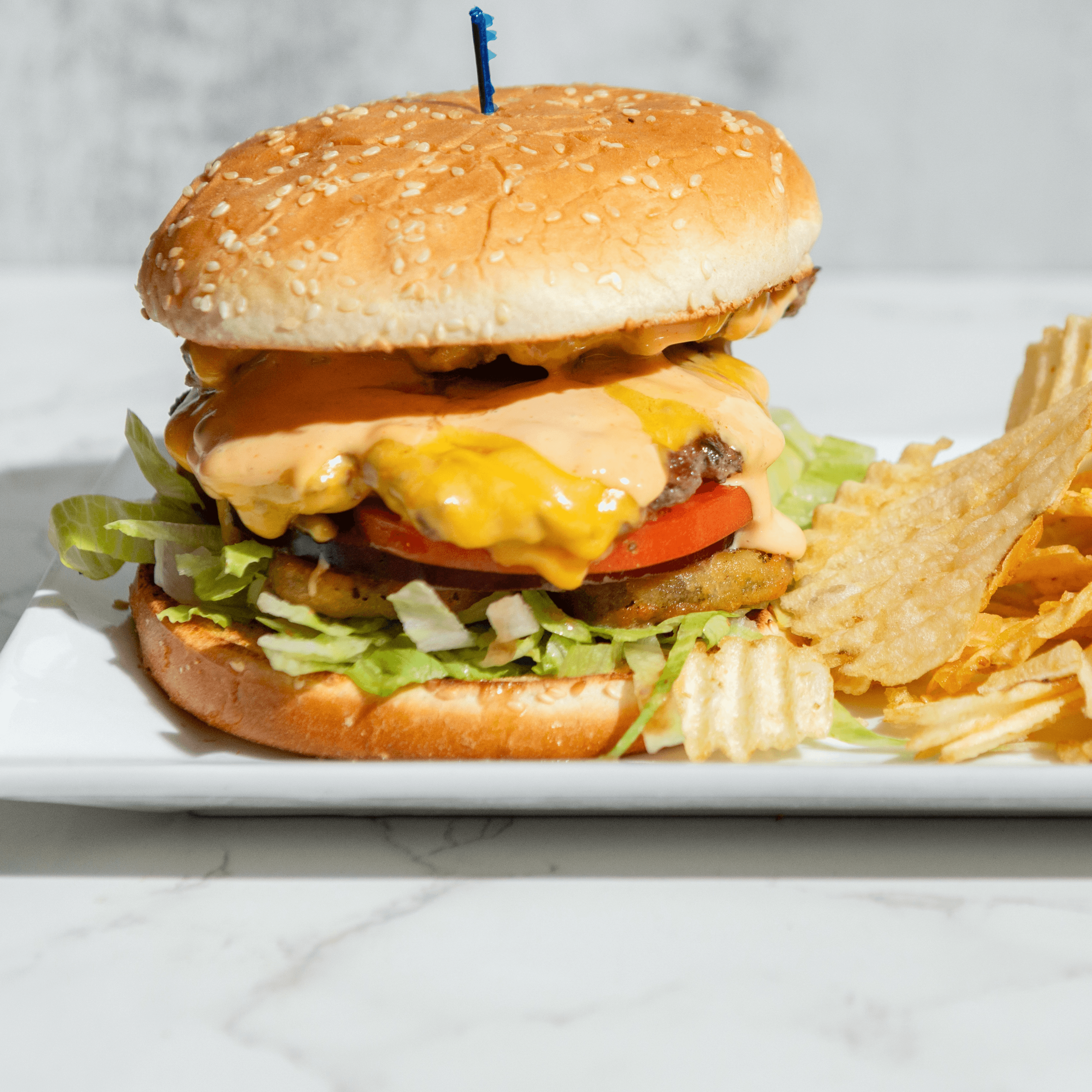 The Big Mick Burger.