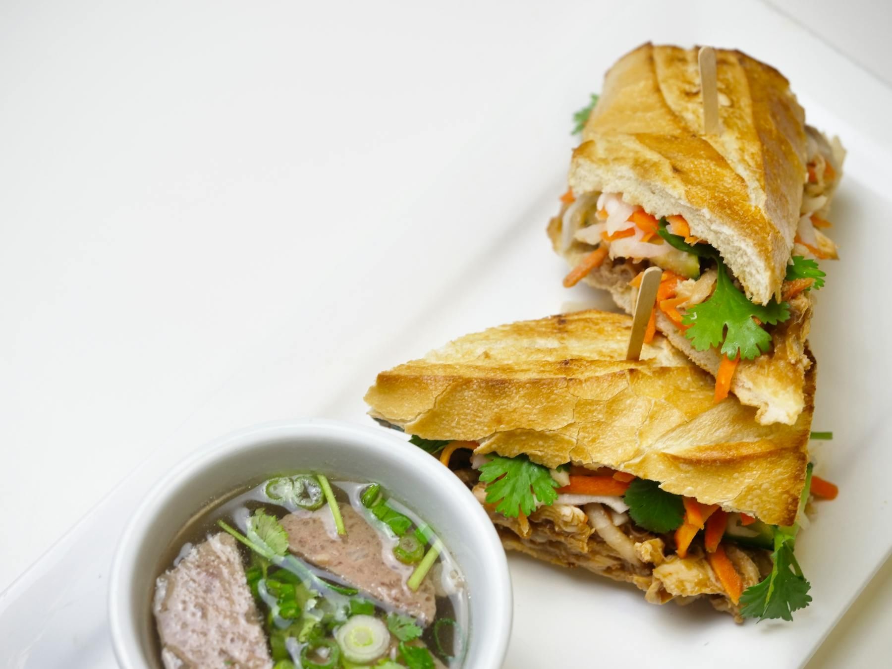 Pulled Pork Banh Mi.