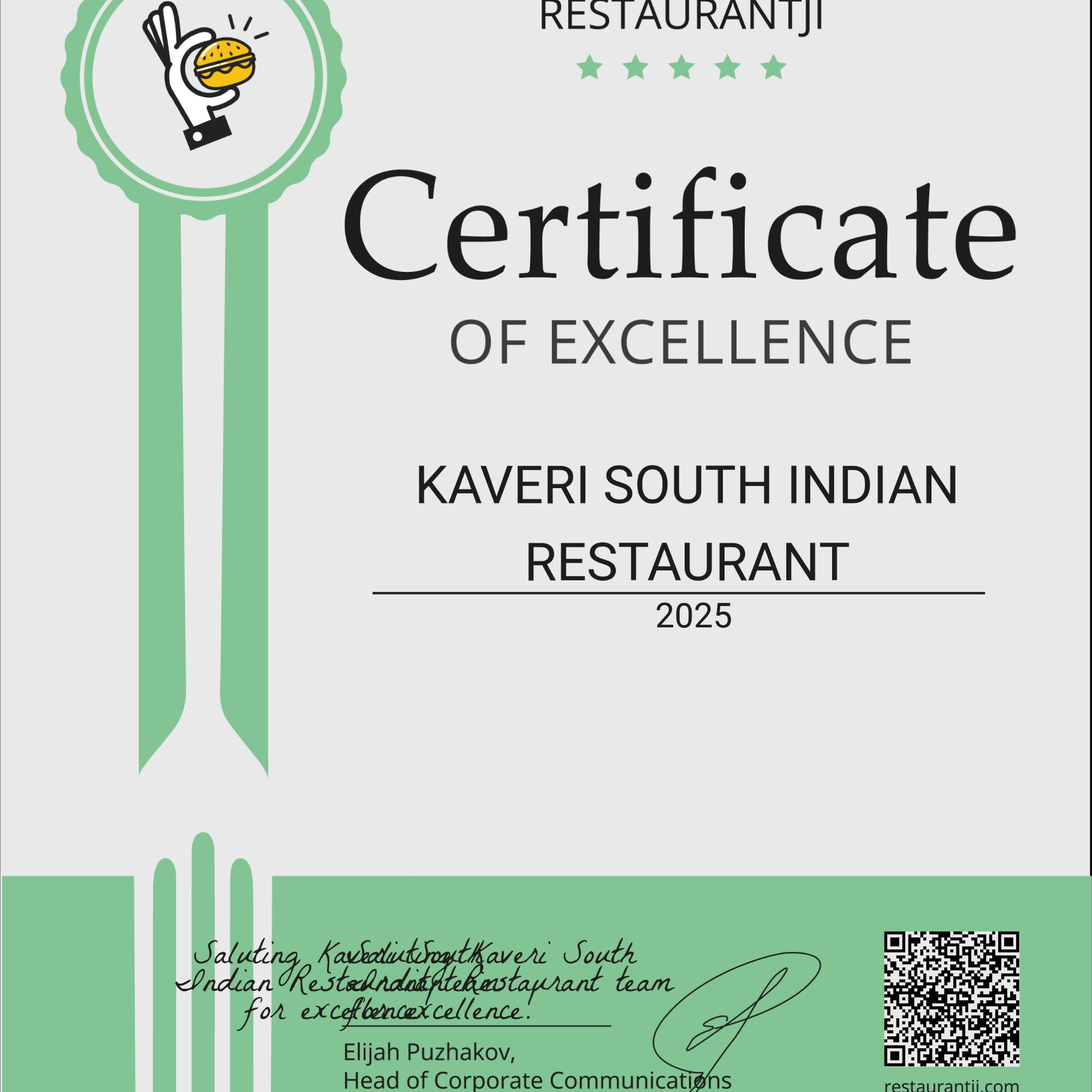 Kaveri South Indian Restaurant gallery image #8