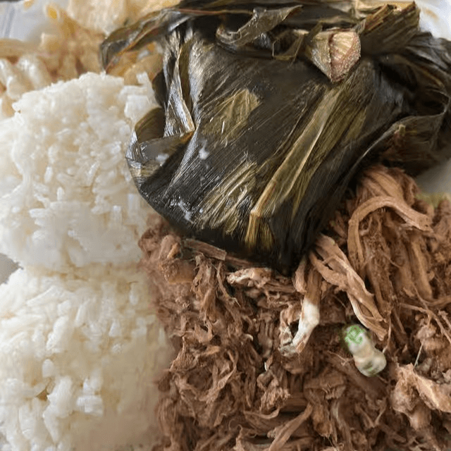 Kalua Pork & Lau Lau Combo Plate