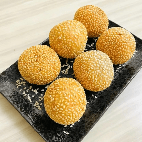 Red Bean Sesame Ball / 红豆芝麻球.