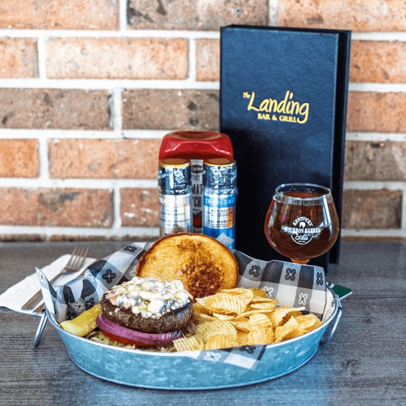 Black n bleu burger.