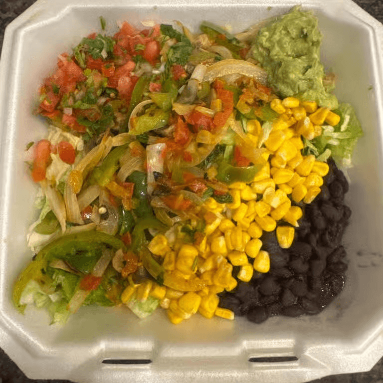 Veggie burrito bowl.