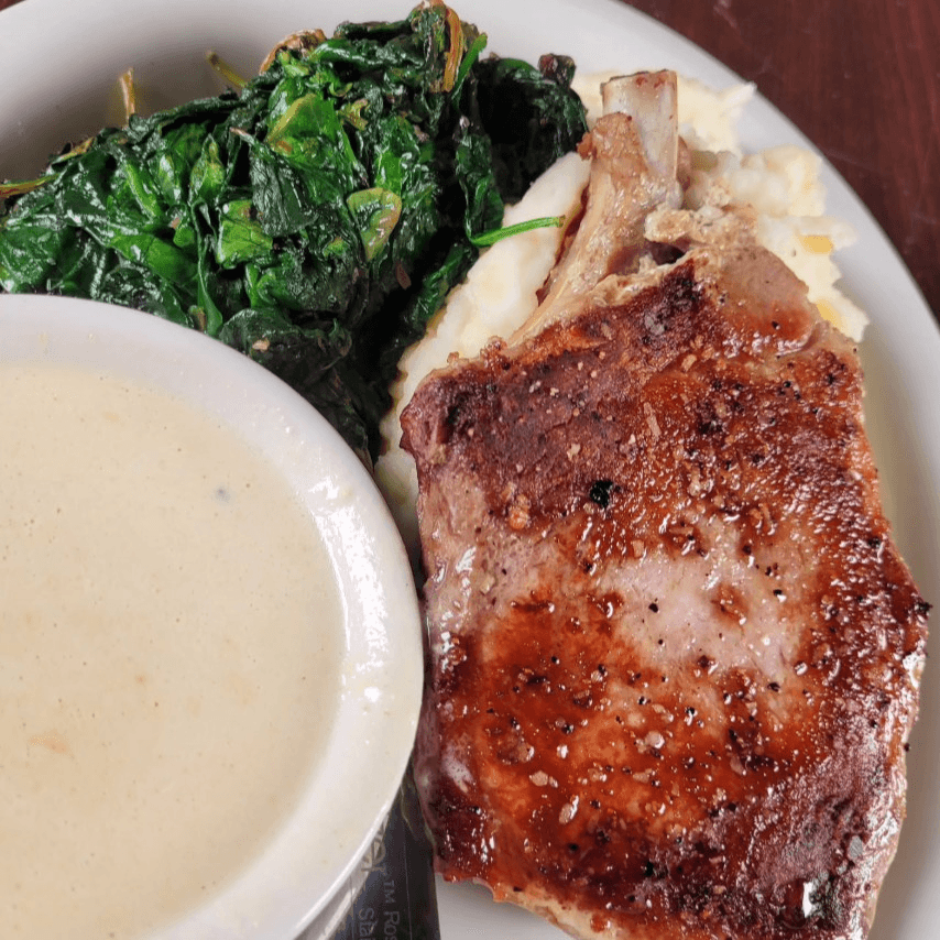 Sous Vide Pork Chop.