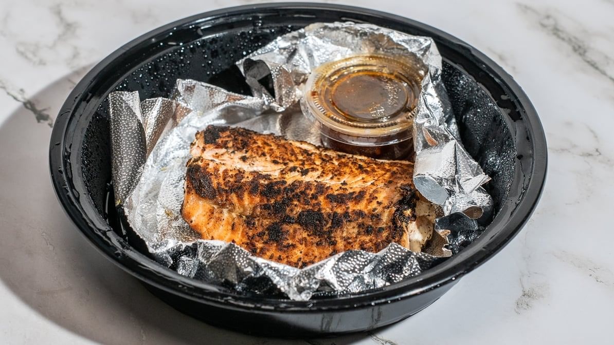 Blackened Salmon Lunch.