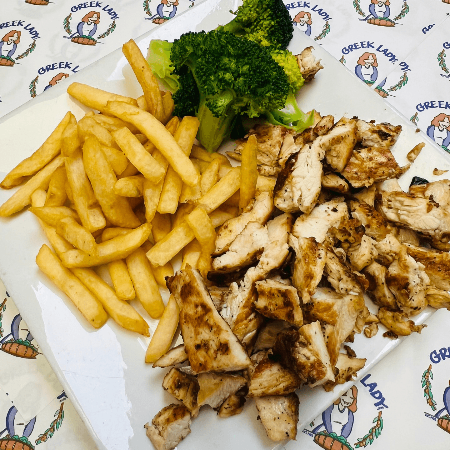 All plates custom made fresh to order