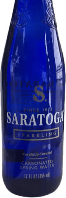 Saratoga Sparkling Water.